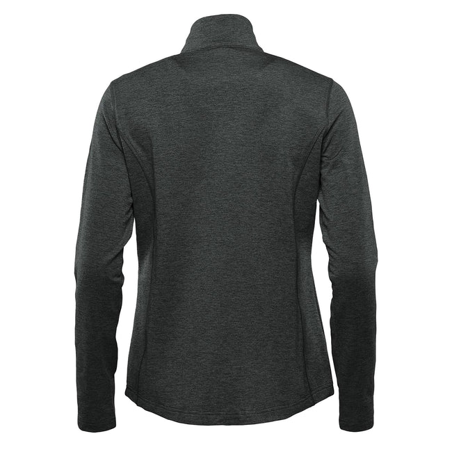 Black Heather - Back - Stormtech Womens-Ladies Treeline Heather Fleece Top