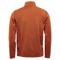 Rust Heather - Back - Stormtech Mens Treeline Heather Fleece Top