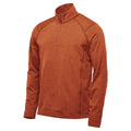 Rust Heather - Side - Stormtech Mens Treeline Heather Fleece Top