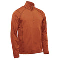 Rust Heather - Lifestyle - Stormtech Mens Treeline Heather Fleece Top