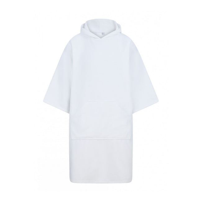 White - Front - Towel City Unisex Adult Poncho