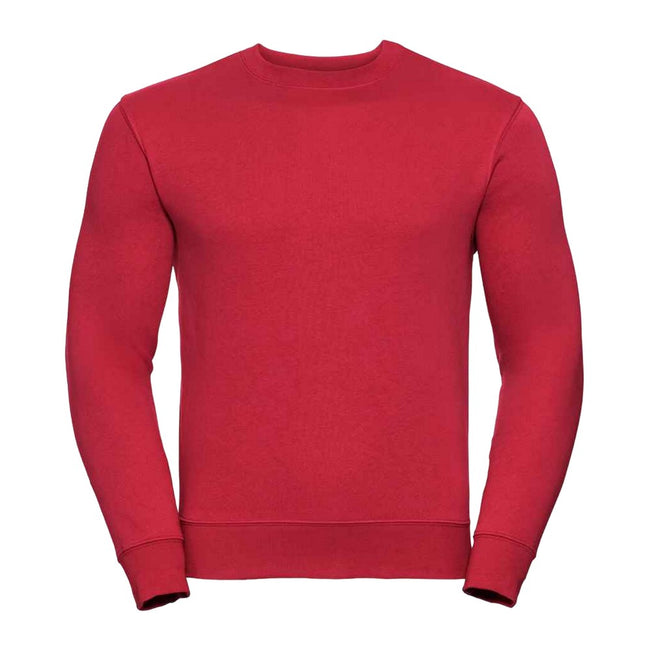 Classic Red - Front - Russell Mens Authentic Sweatshirt