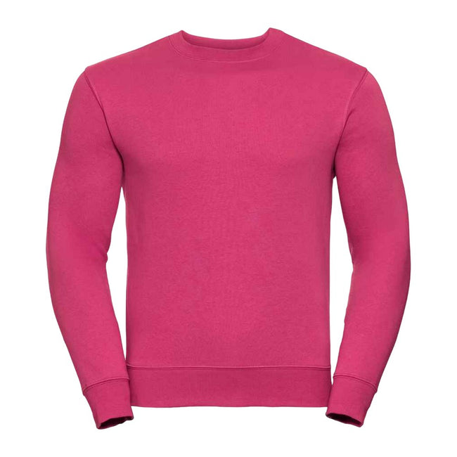 Fuchsia - Front - Russell Mens Authentic Sweatshirt