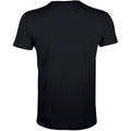 Deep Black - Back - SOLS Mens Regent Slim Fit Short Sleeve T-Shirt