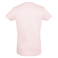 Heather Pink - Back - SOLS Mens Regent Slim Fit Short Sleeve T-Shirt