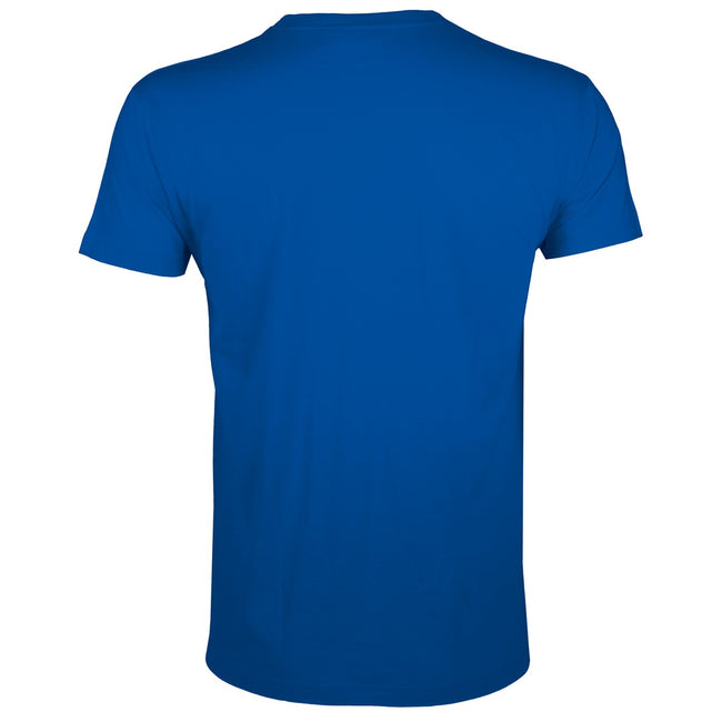 Royal Blue - Back - SOLS Mens Regent Slim Fit Short Sleeve T-Shirt