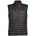 Black-True Red - Front - Stormtech Mens Gravity Thermal Body Warmer