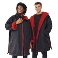 Black-Red - Lifestyle - Finden & Hales Unisex Adult All Weather Waterproof Jacket