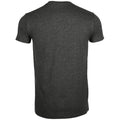 Charcoal Marl - Back - SOLS Mens Imperial Slim Fit Short Sleeve T-Shirt