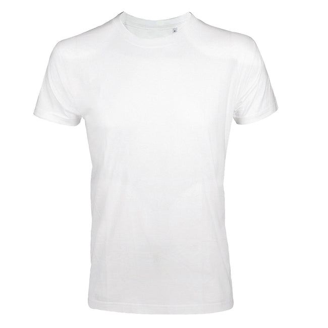 White - Front - SOLS Mens Imperial Slim Fit Short Sleeve T-Shirt