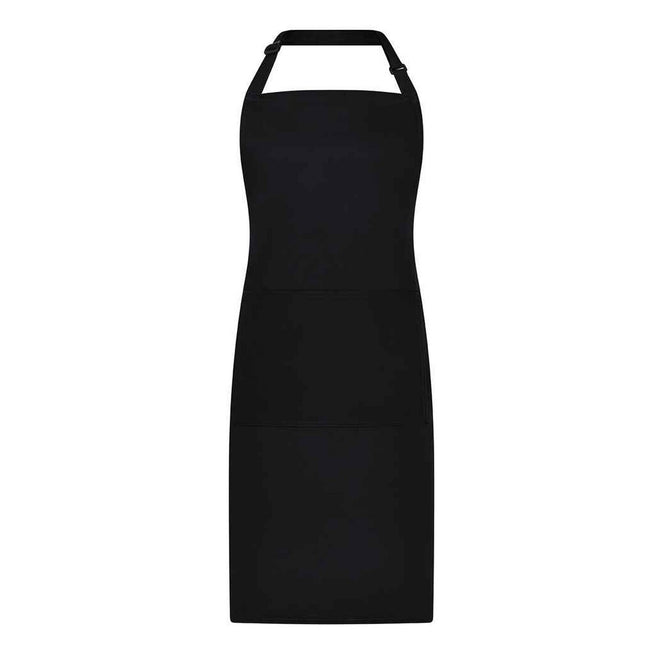 Black - Front - Brand Lab Bibbed Full Apron