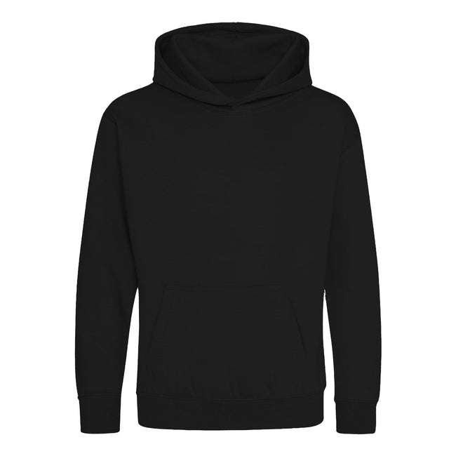 Jet Black - Front - Awdis Childrens-Kids Hoodie