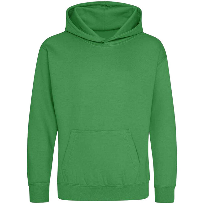 Kelly Green - Front - Awdis Childrens-Kids Hoodie