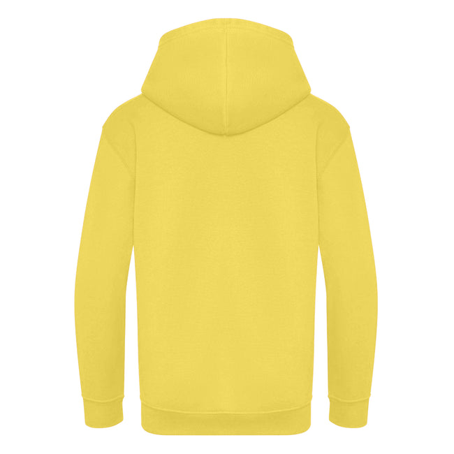 Sun Yellow - Back - Awdis Childrens-Kids Hoodie