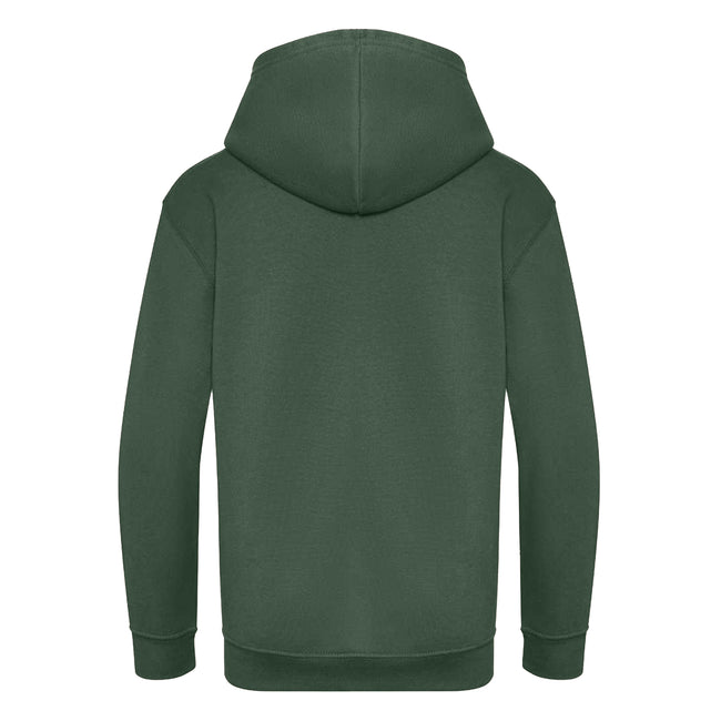 Bottle Green - Back - Awdis Childrens-Kids Hoodie