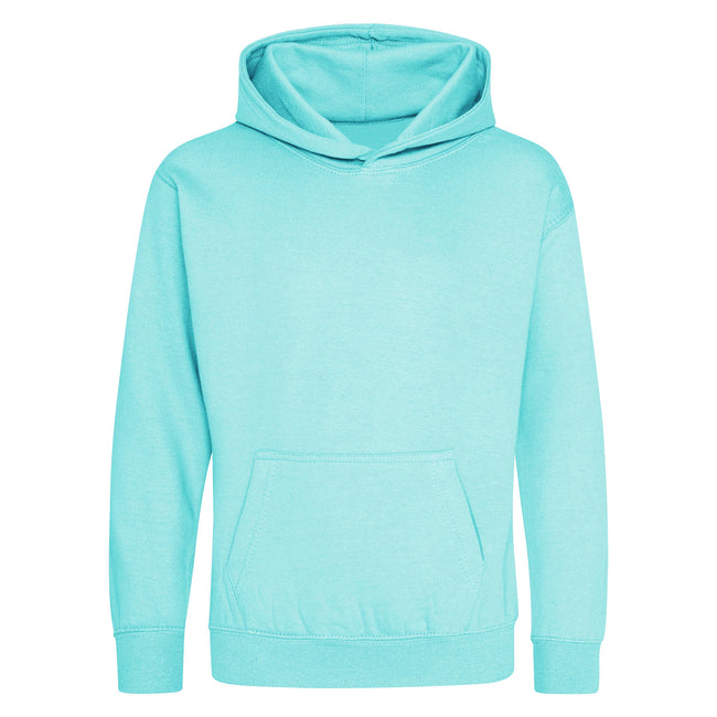 Platinum Grey - Front - Awdis Childrens-Kids Hoodie