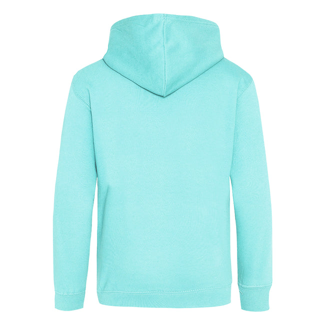 Platinum Grey - Back - Awdis Childrens-Kids Hoodie