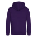 Purple - Back - Awdis Childrens-Kids Hoodie