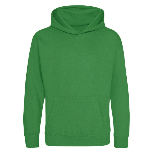 Kelly Green - Front - Awdis Childrens-Kids Hoodie