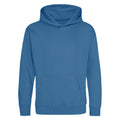 Sapphire Blue - Front - Awdis Childrens-Kids Hoodie