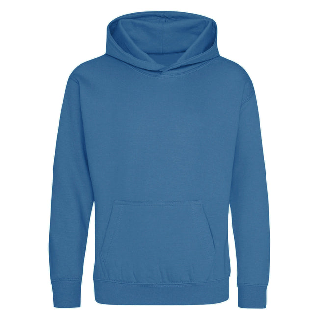 Sapphire Blue - Front - Awdis Childrens-Kids Hoodie