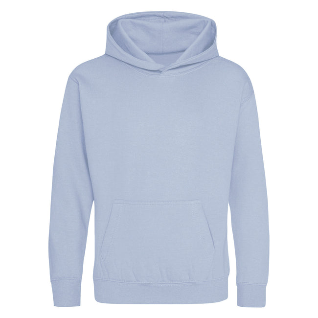 Sky Blue - Front - Awdis Childrens-Kids Hoodie