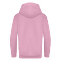 Candyfloss Pink - Back - Awdis Childrens-Kids Hoodie