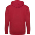 Fire Red - Back - Awdis Mens Full Zip Hoodie