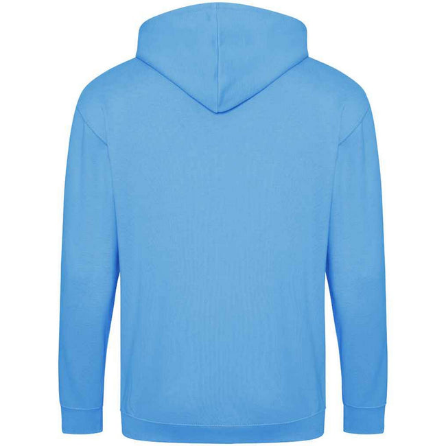 Hawaiian Blue - Back - Awdis Mens Full Zip Hoodie
