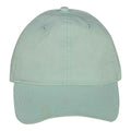 Brook Green - Front - Native Spirit Unisex Adult Faded Washed Baseball Cap
