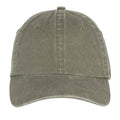 Khaki - Front - Native Spirit Unisex Adult Faded Washed Baseball Cap