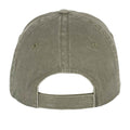 Khaki - Back - Native Spirit Unisex Adult Faded Washed Baseball Cap