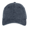 Navy Blue - Front - Native Spirit Unisex Adult Faded Washed Baseball Cap