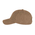 Dark Camel - Side - Native Spirit Unisex Adult Faded Washed Baseball Cap