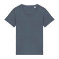 Mineral Grey - Front - Native Spirit Womens-Ladies Faded Washed T-Shirt