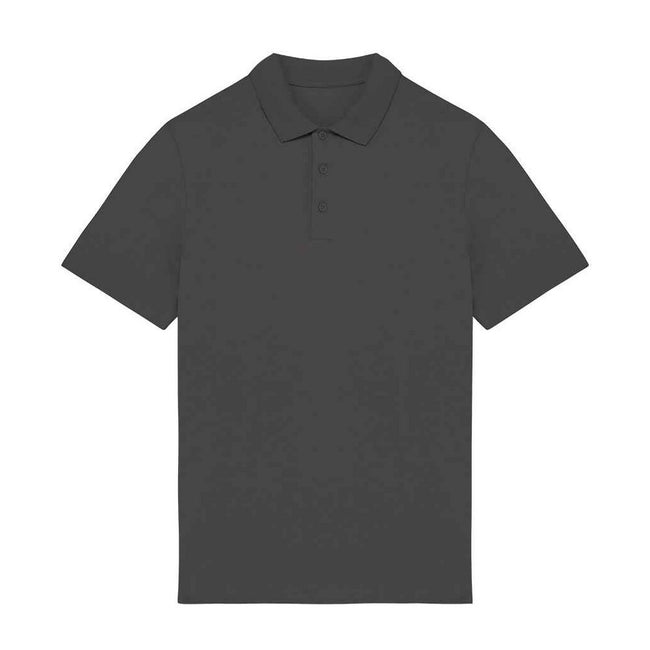 Iron Grey - Front - Native Spirit Mens Jersey Polo Shirt