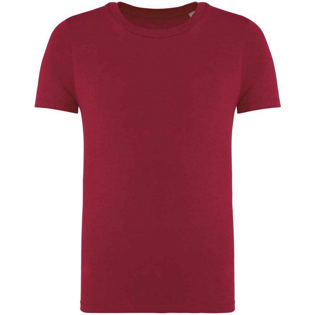 Hibiscus Red - Front - Native Spirit Childrens-Kids T-Shirt