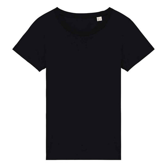 Black - Front - Native Spirit Womens-Ladies T-Shirt