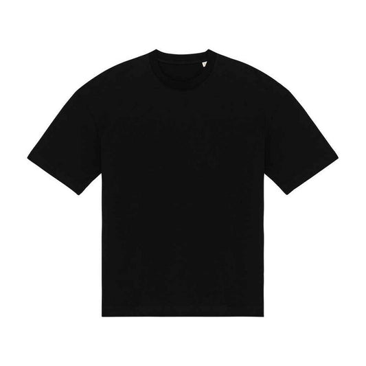 Black - Front - Native Spirit Mens Oversized T-Shirt