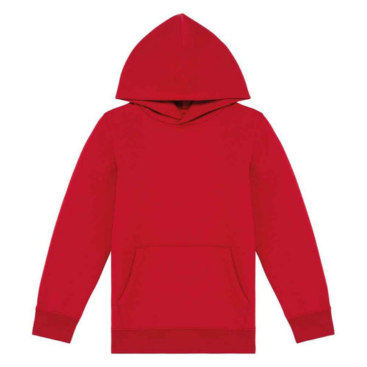 Hibiscus Red - Front - Native Spirit Childrens-Kids Hoodie