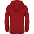 Hibiscus Red - Back - Native Spirit Childrens-Kids Hoodie