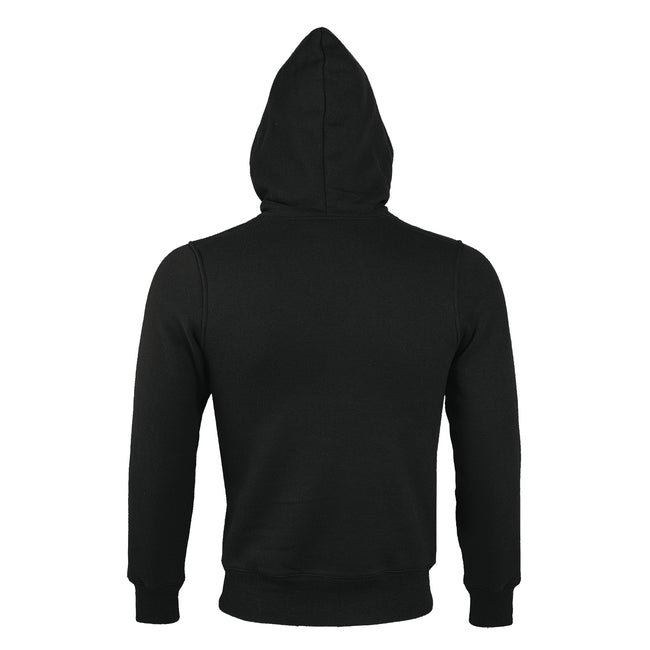 Black - Side - SOLS Sherpa Unisex Zip-Up Hooded Sweatshirt - Hoodie