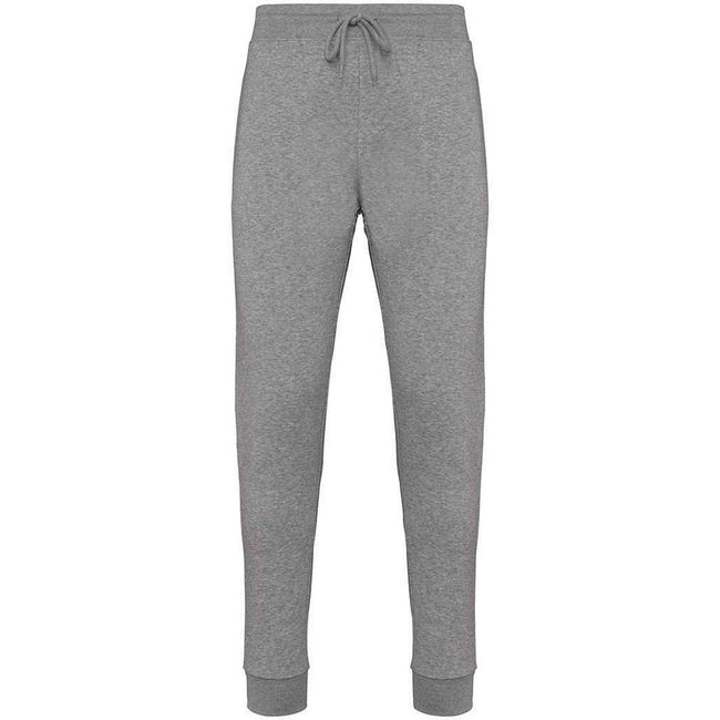 Moon Grey Heather - Side - Native Spirit Mens Jogging Bottoms