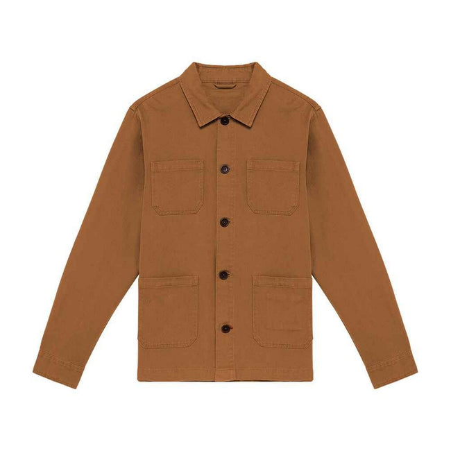 Brown Sugar - Front - Native Spirit Mens Faded Work Jacket