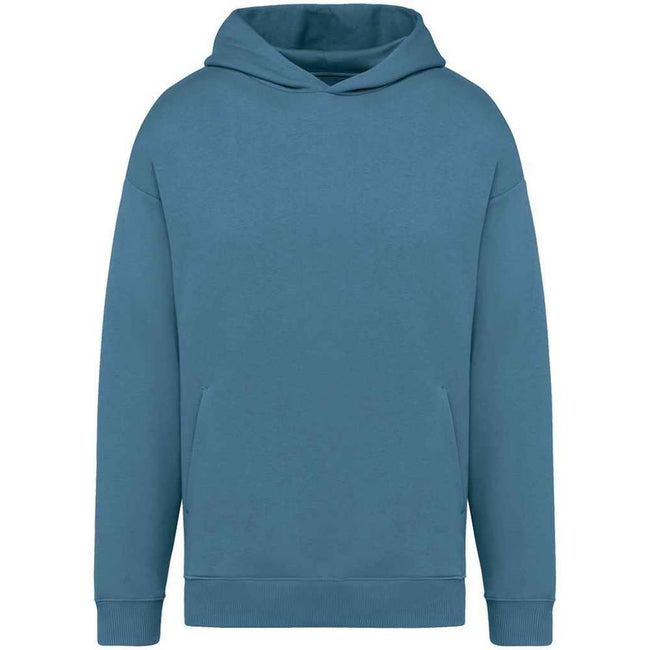 Adriatic Blue - Front - Native Spirit Unisex Adult Oversized Hoodie