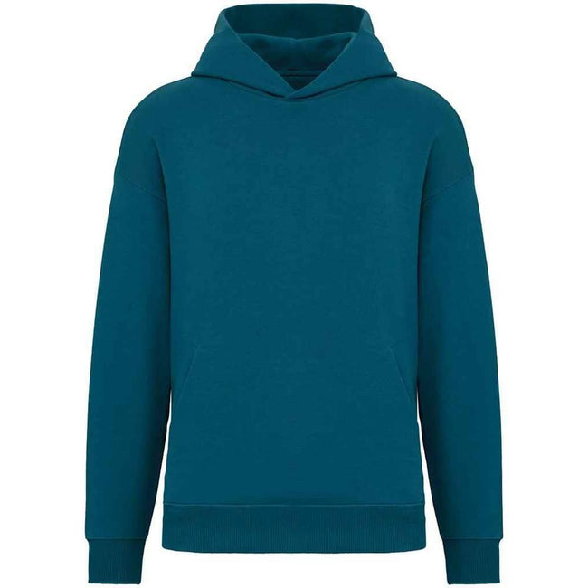 Peacock Green - Front - Native Spirit Unisex Adult Oversized Hoodie