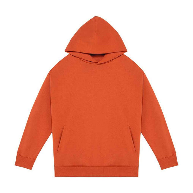 Burnt Brick - Front - Native Spirit Unisex Adult Oversized Hoodie