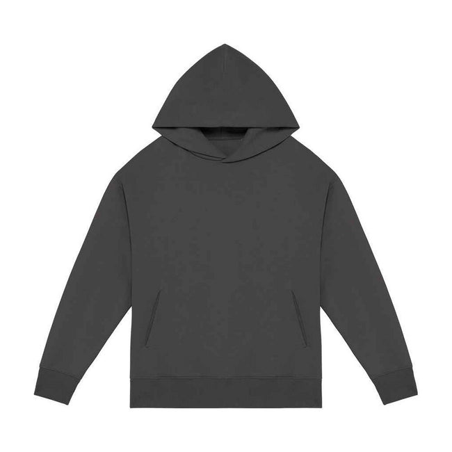 Iron Grey - Front - Native Spirit Unisex Adult Oversized Hoodie