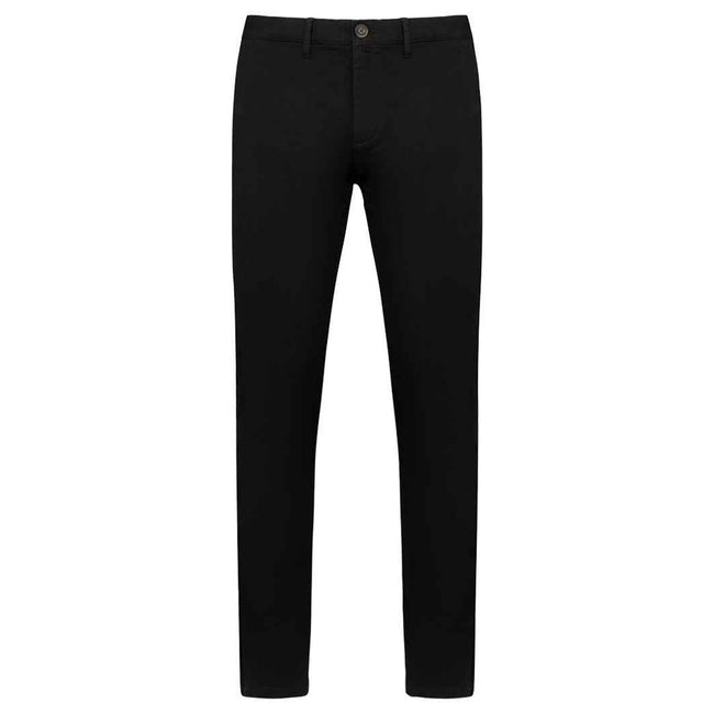 Black - Front - Native Spirit Mens Chinos
