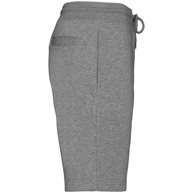 Moon Grey Heather - Front - Native Spirit Mens Sweat Shorts